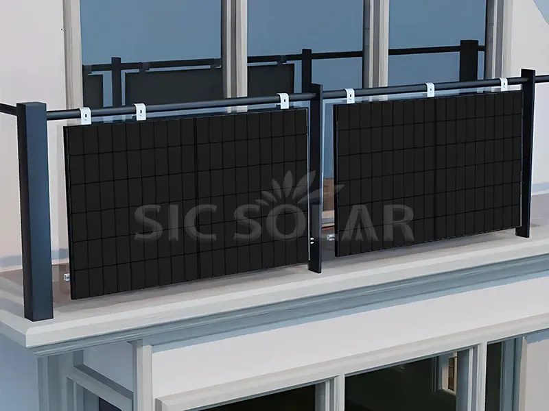 Sistemi di montaggio solare per balconi domestici da 1KW in Germania