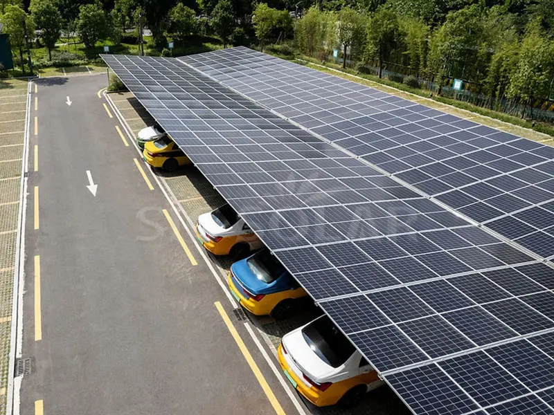 Sistema di montaggio solare per posto auto coperto impermeabile da 250 kW nelle Filippine
