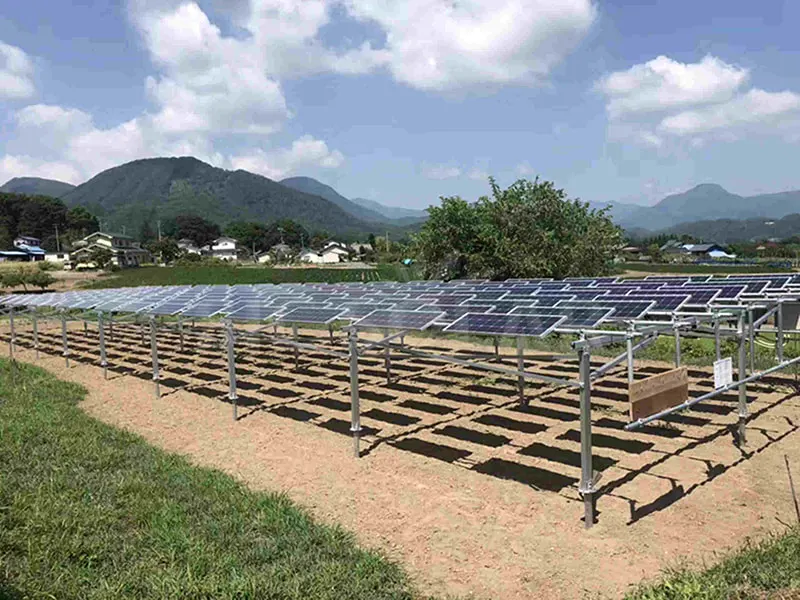 Sistema di montaggio solare agricolo da 80KW Pv in Cile