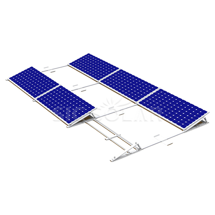 Staffe solari triangolari zavorrate regolabili