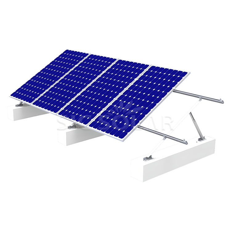 Supporto solare triangolare regolabile