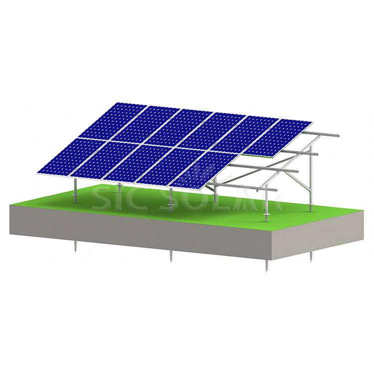 Sistema di montaggio solare in acciaio zincato