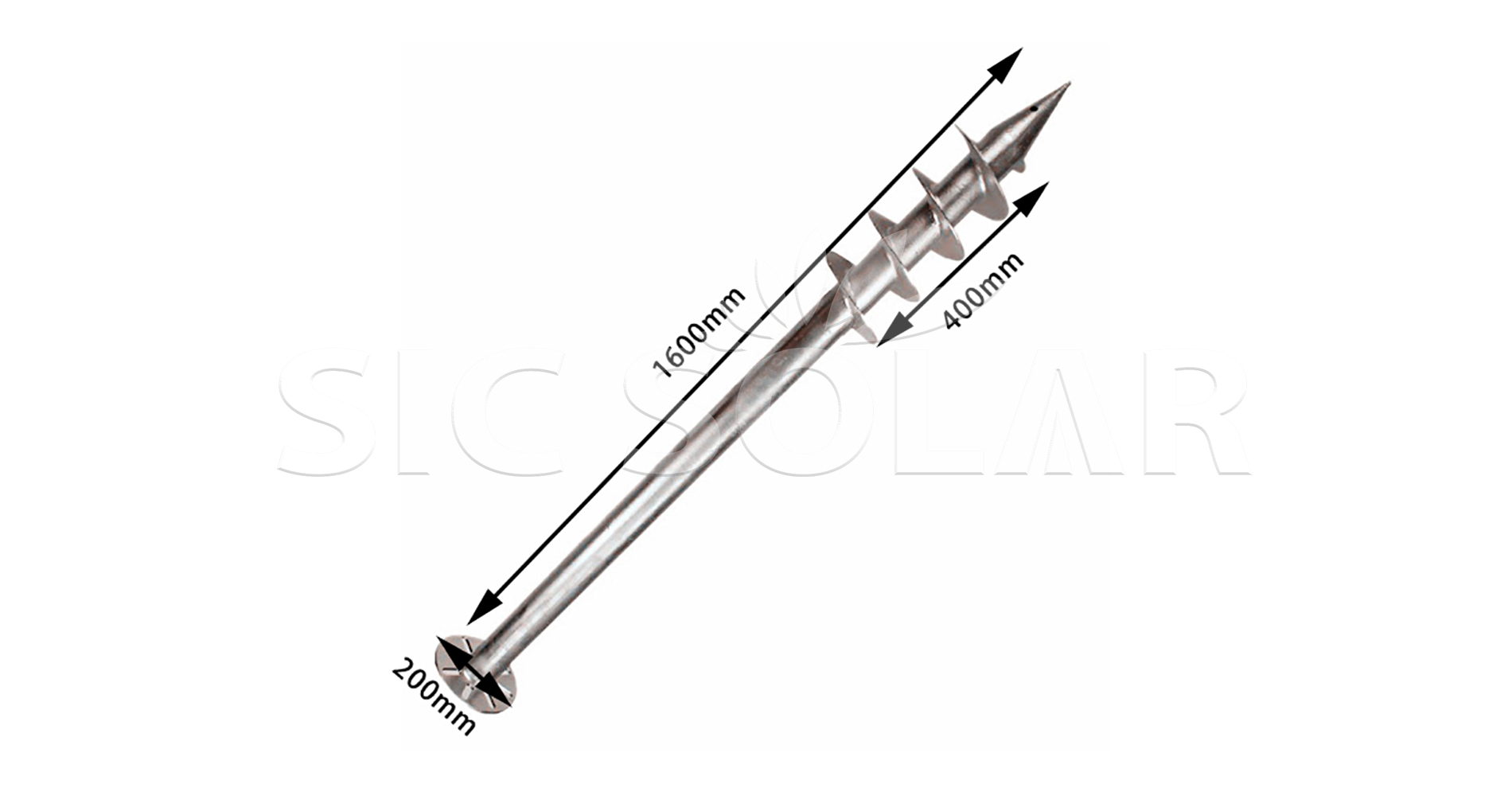 solar ground screw q235 material