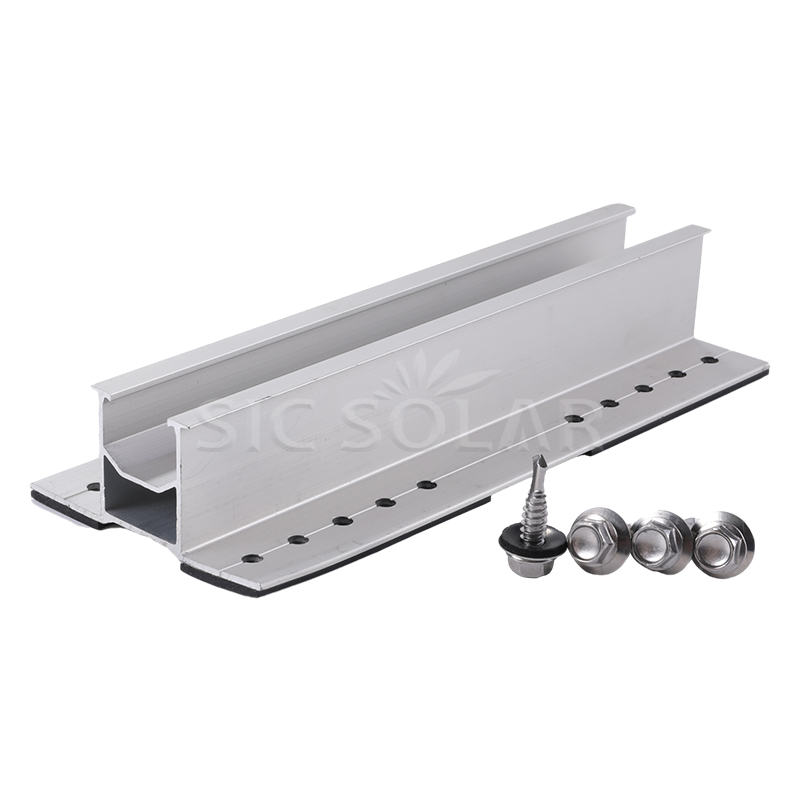 Supporto solare mini-rotaia