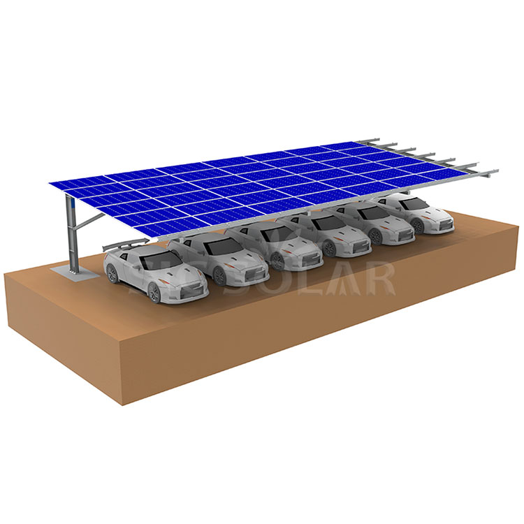Sistema di auto coperto solare